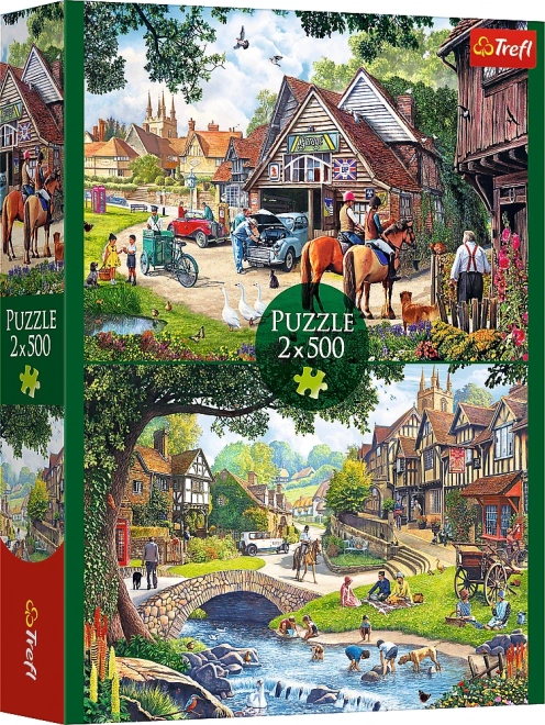 Sielankisches Leben Puzzle-Set