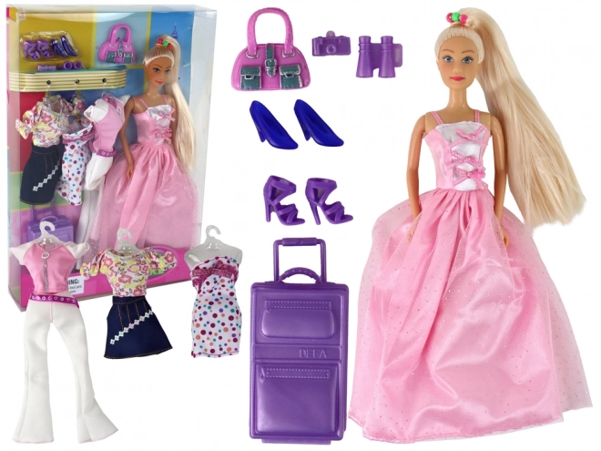 Luca Puppen-Spielset Prinzessin mit Accessoires