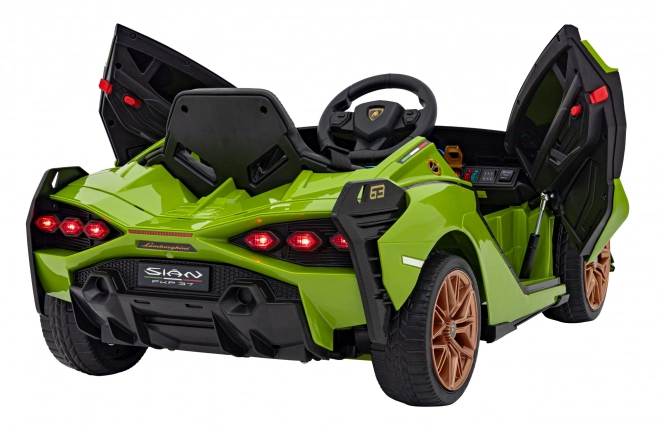 Lamborghini SIAN Kinderauto mit Batterie und Fernbedienung – Grün