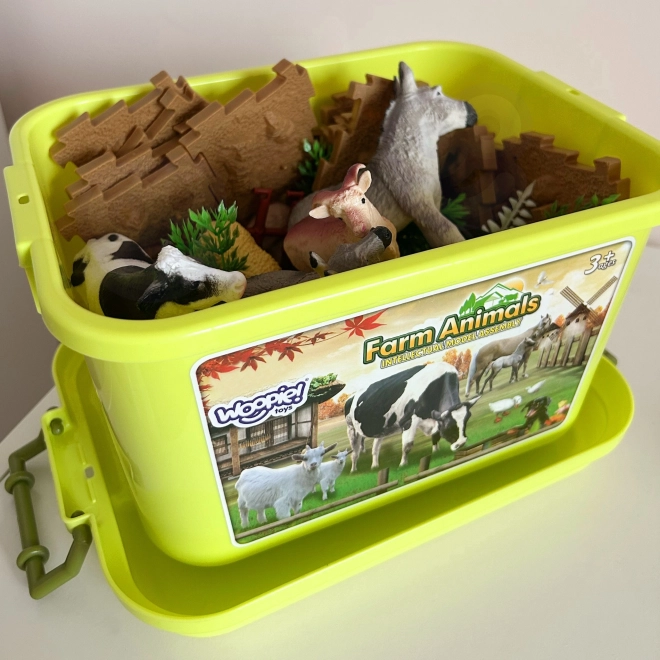 Woopie Spielzeugset Bauernhof mit Koffer 57 Teile