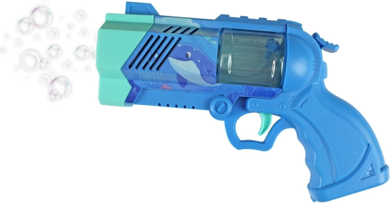 Seifenblasenpistole mit Licht – blau