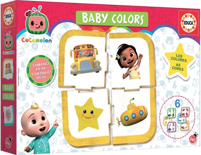 Baby-Puzzle CoComelon: Lerne die Farben