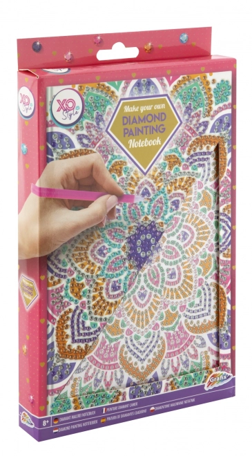 Diamantmalerei A5 Mandala Notizblock