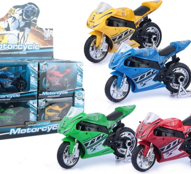 Metall-Rennmotorrad 11 cm