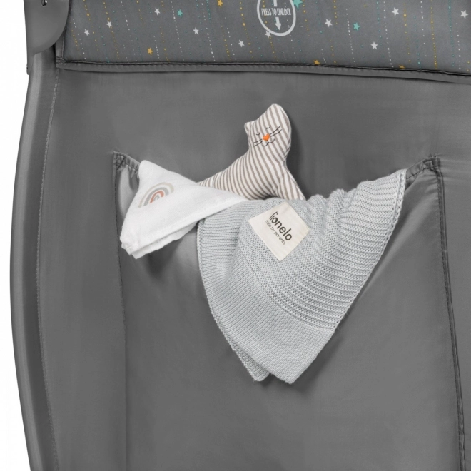 Reisebett Lionelo Stefi Plus grau multicolor