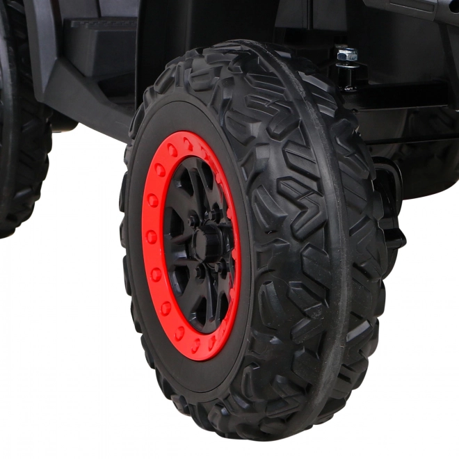 ATV XT-Speed für Kinder Rot + 4x4 + EVA + langsamer Start + MP3-Radio + LED-Leuchte