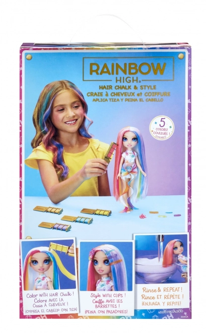 Rainbow High Puppe mit Haarkreide