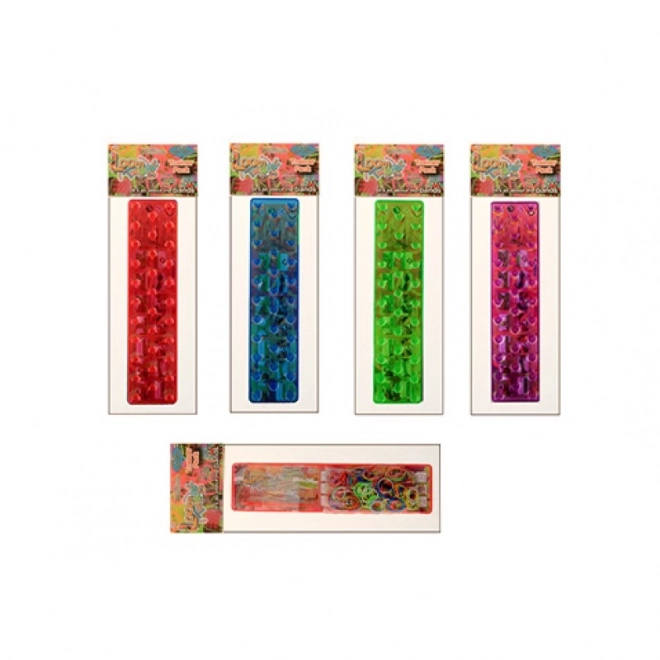 Loom Set mit 200 bunten Gummibändern