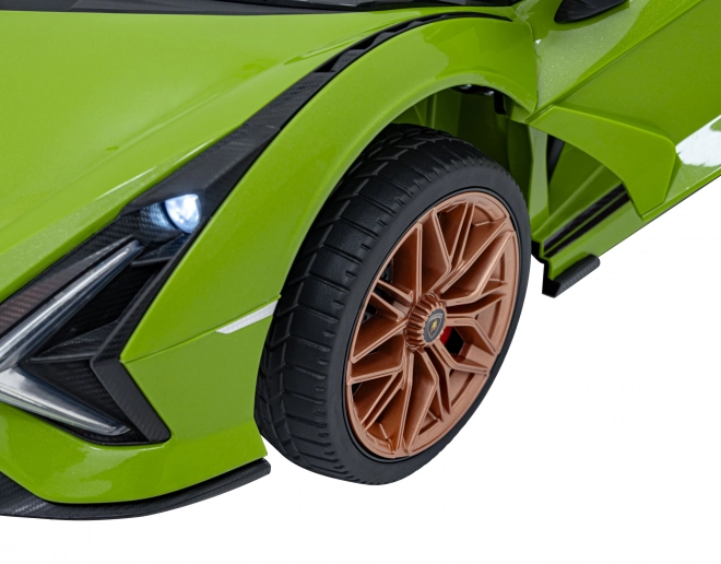 Lamborghini SIAN Kinderauto mit Batterie und Fernbedienung – Grün