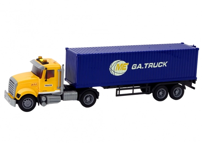 LKW mit Anhänger mit Effekten und Antrieb