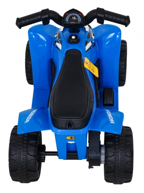 Elektrischer Kinderquad Honda TRX mit Hupe und LED-Beleuchtung – blau