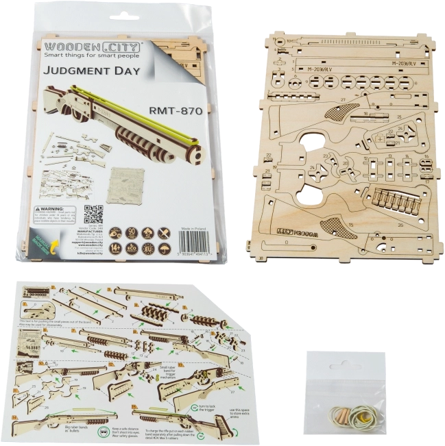 Holz 3D Puzzle - Urteil Tag Pistole