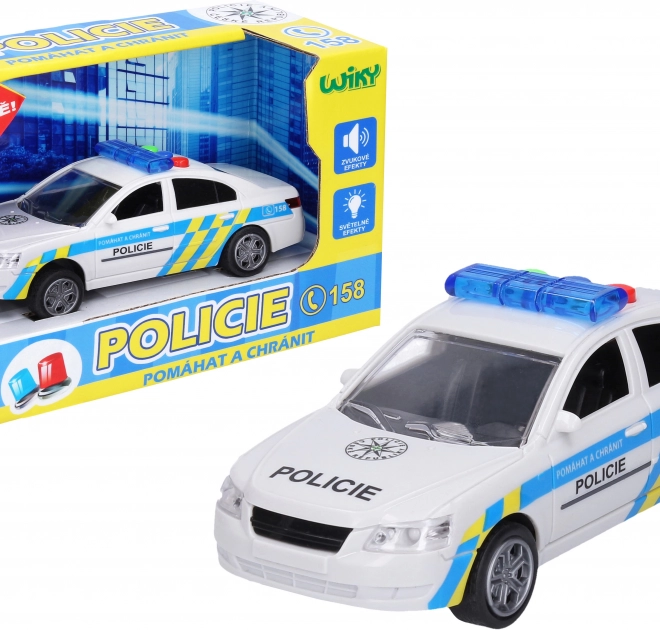Polizeiauto mit Effekten