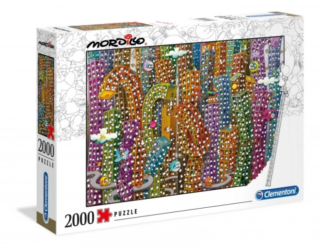 CLEMENTONI Puzzle Mordillo Dschungel 2000 Teile