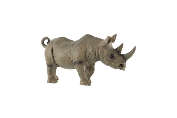 Zweihorn-Nashorn aus Kunststoff 14 cm im Beutel