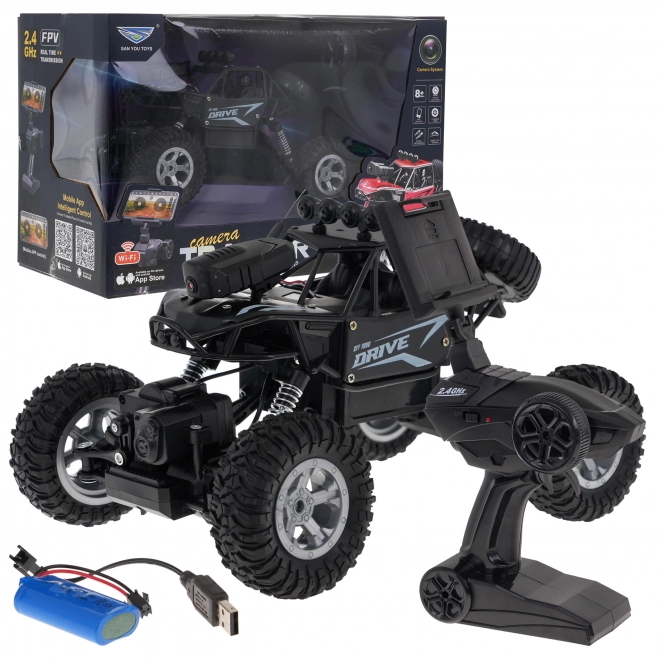 Ferngesteuertes Crawler-Rover mit Kamera 1:14