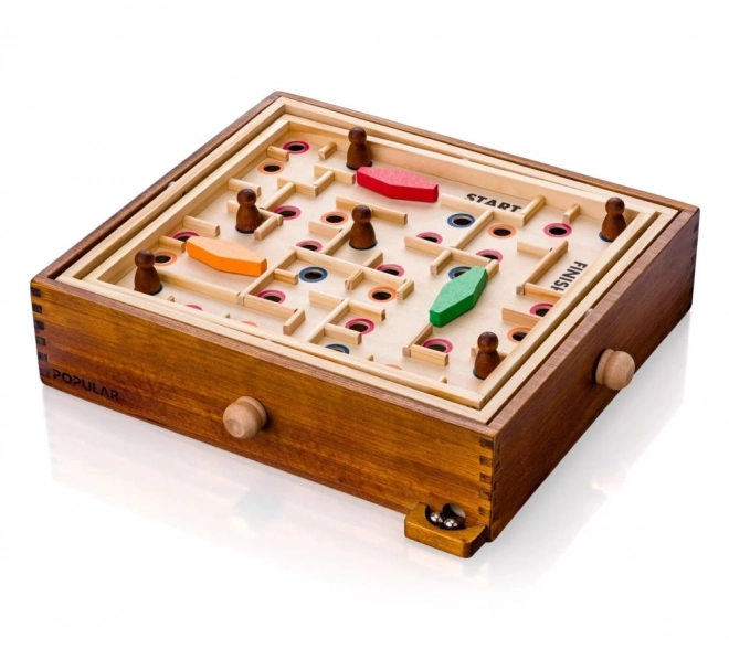 Holzlabyrinth Spiel