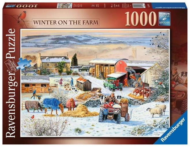 Ravensburger Puzzle Winter auf dem Bauernhof 1000 Teile