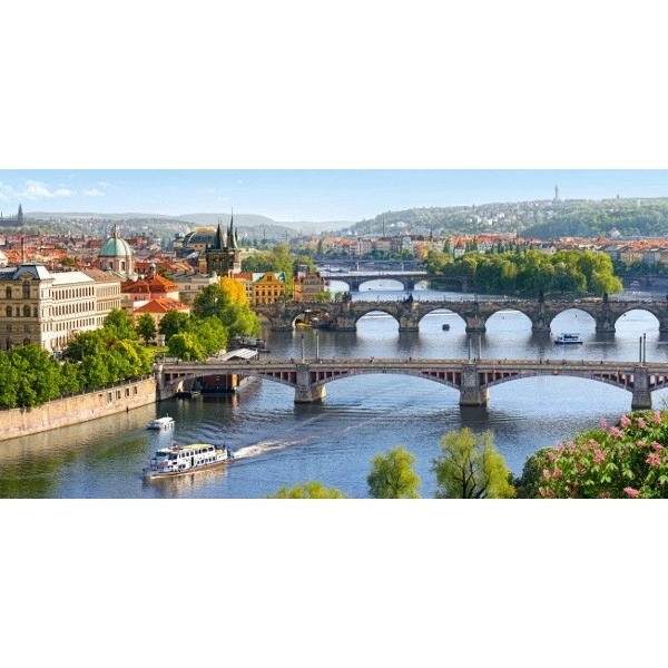 Puzzle Vltava Brücken in Prag