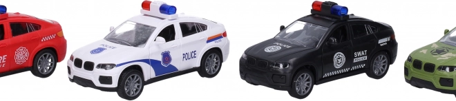 Rettungsauto mit Schwungrad 13 cm