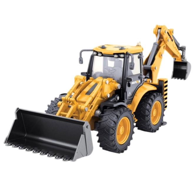 Teleskoplader mit Bagger Huina 1:50