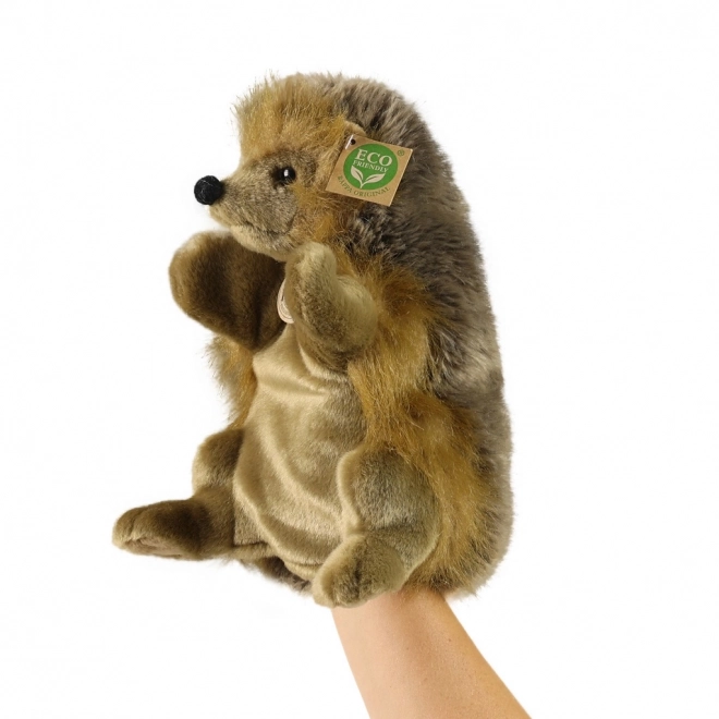 Handpuppe Igel aus Plüsch 25 cm umweltfreundlich