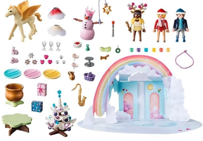 Playmobil Adventskalender Regenbogen Weihnachten