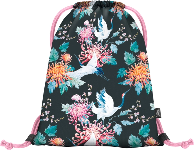 Stilvolles Design mit Vogel- und Blumenmotiven