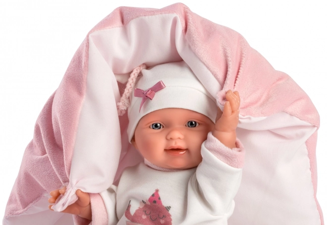 Llorens Neugeborenes Mädchen - Realistische Baby-Puppe mit Ganzkörper-Vinyl - 26 cm