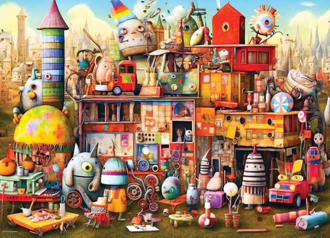 Eurographics Puzzle Unvollkommene Spielzeuge XL 500 Teile