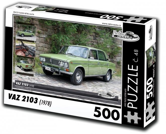 Retro Auto Puzzle Vaz 2103