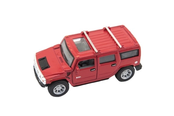 Kinsmart Hummer H2 SUV Metall/Plastik Rückzug 12 cm, 4 Farben im Box