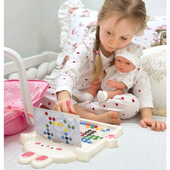 Woopie Baby-Puppe mit Tragesitz