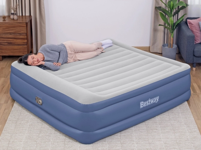 Bestway Matratze für 2 Personen integrierte Tritech Air Pumpe 203x193x56cm King 67692