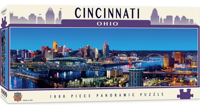 Panoramapuzzle von CINCINNATI, OHIO 1000 Teile