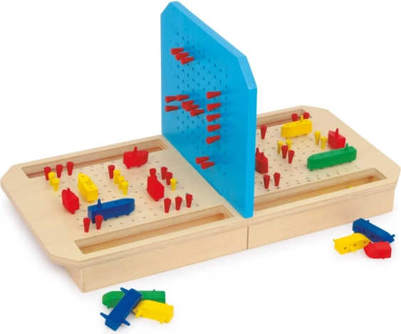 Small Foot Schiffe versenken – strategisches Holzspiel für 2 Spieler