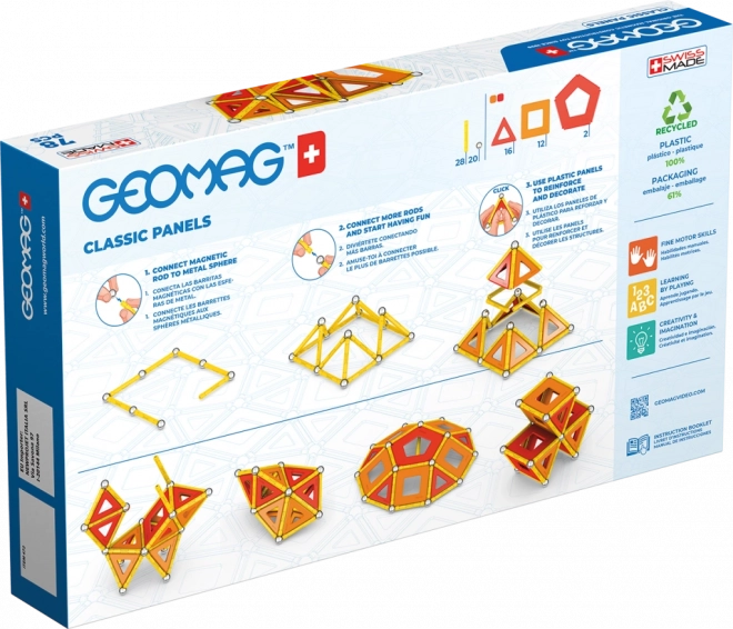 Geomag Magnetische Baukästen Classic Panels 78 Teile