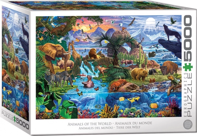 Eurographics Puzzle Tiere der Welt 5000 Teile