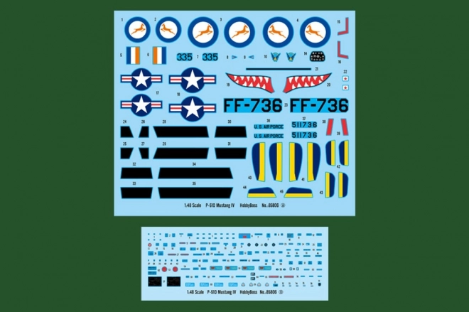 Plastikmodell P-51D Mustang IV Fighter