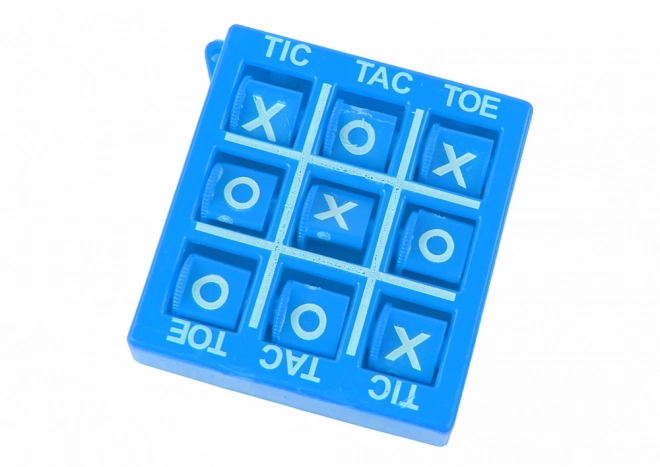 Tic-Tac-Toe Spiel im Taschenformat Blau