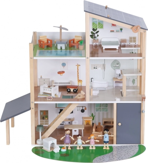 Komplettset mit 41 Teilen inklusive Figuren und Haustier