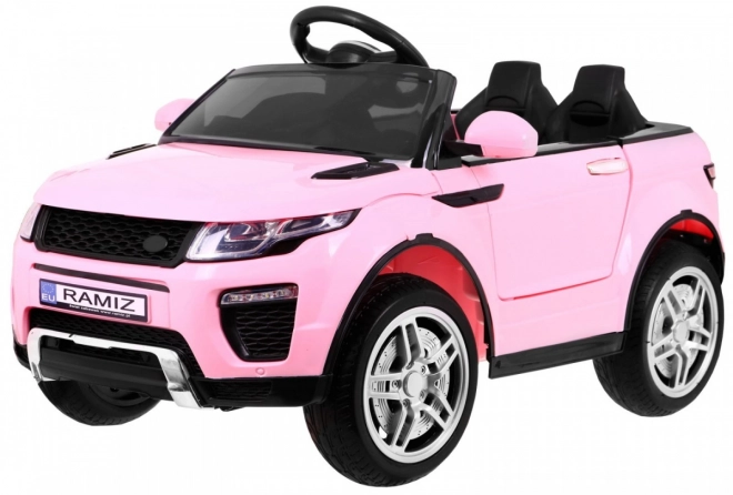 Elektrisches Kinderauto Rapid Racer rosa mit Fernsteuerung