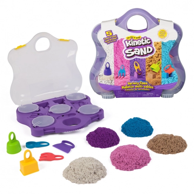 Kinetic Sand Spielkoffer mit Zubehör