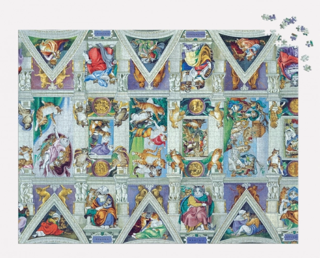 Galison Puzzle Meisterwerk: Sixtinische Kapelle 2000 Teile