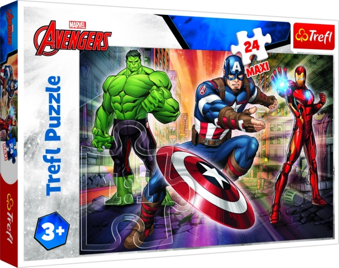 Trefl Puzzle Die Welt der Avengers Maxi 24 Teile