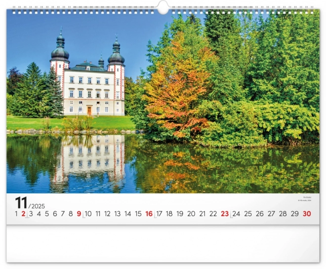 Wandkalender Tschechien in Spiegelungen 2025