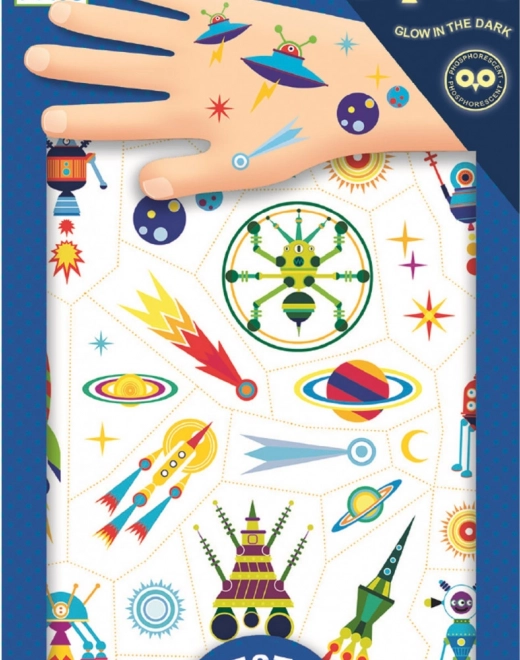 Freundliches Weltall Tattoos DJECO