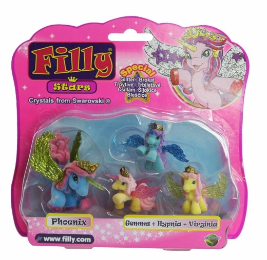 Filly Stars Familie Figuren Set mit 1+3 Pferdchen