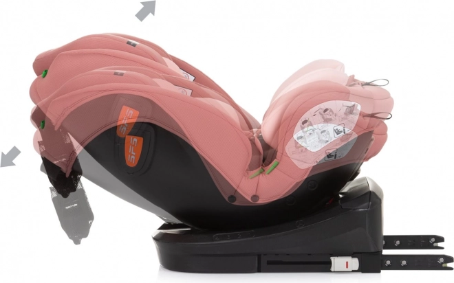 Chipolino Autokindersitz Volare i-Size 360 Flamingo