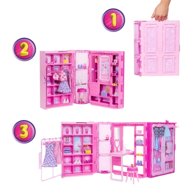 Barbie Traumgarderobe mit Modeaccessoires